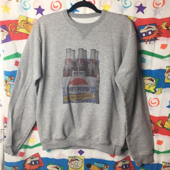 Hanes Other - Diet Pepsi Graphic Crewneck Sweater